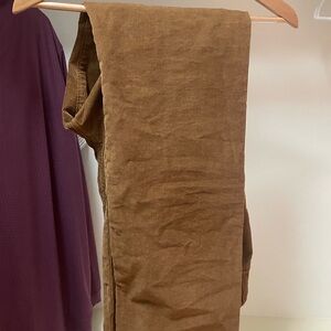 J.Crew Flex Corduroy Pants Brown Straight Fit 38x32